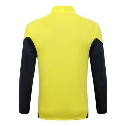 Survetement Real Madrid Veste Homme/Enfant  2025 2026 Jaune Clair | Foot Fan