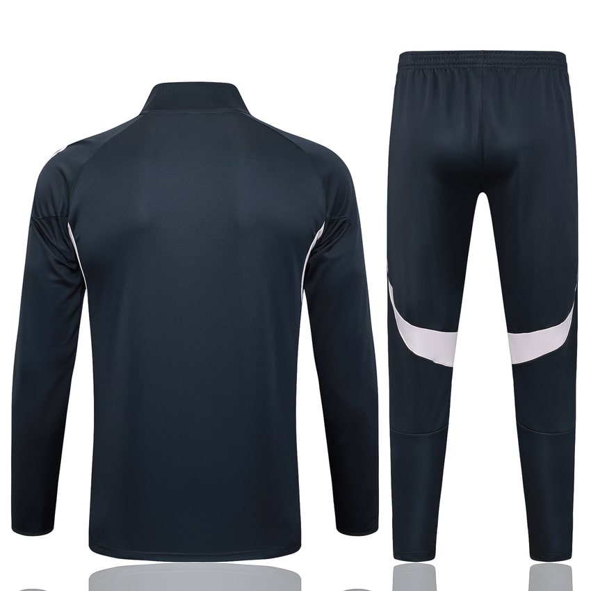 Survetement Real Madrid Veste Homme/Enfant  2025 2026 Noir Clair | Foot Fan