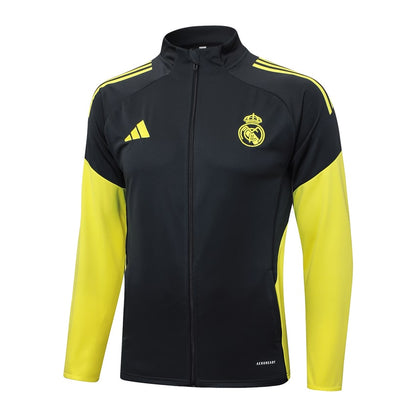 Survetement Real Madrid Veste Homme/Enfant  2025 2026 Noir Fonce | Foot Fan