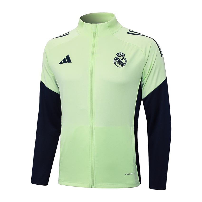 Survetement Real Madrid Veste Homme/Enfant 2025 2026 Vert Clair | Foot Fan