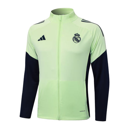 Survetement Real Madrid Veste Homme/Enfant 2025 2026 Vert Clair | Foot Fan