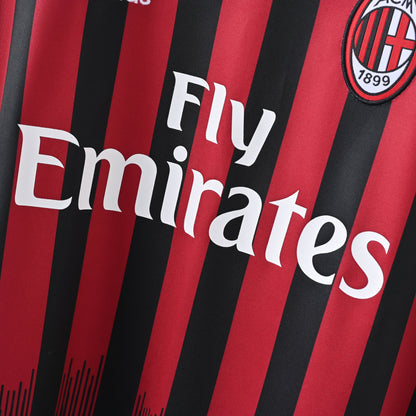 Maillot AC Milan 2016-2017 Domicile Retro Vintage Homme | Foot Fan