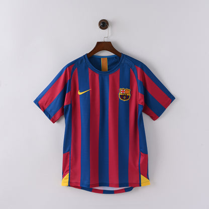 Maillot Barcelone 2005-2006 Domicile Vintage Homme | Foot Fan