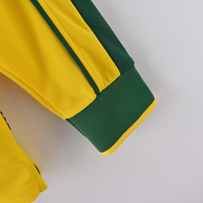 Maillot Bresil Manches Longues 1998 Domicile Vintage Homme | Foot Fan
