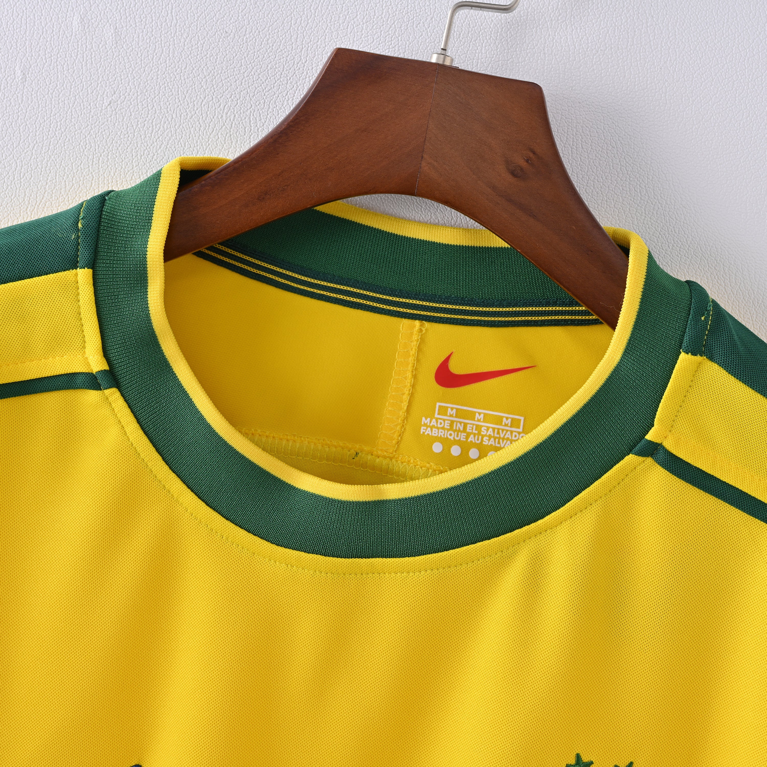 Maillot Bresil Manches Longues 1998 Domicile Vintage Homme | Foot Fan