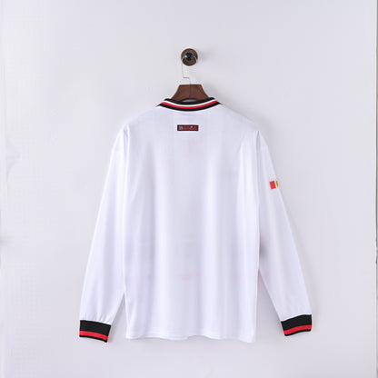 Maillot Manchester United Retro Vintage Manches Longues 1998-1999 Exterieur Homme | Foot Fan