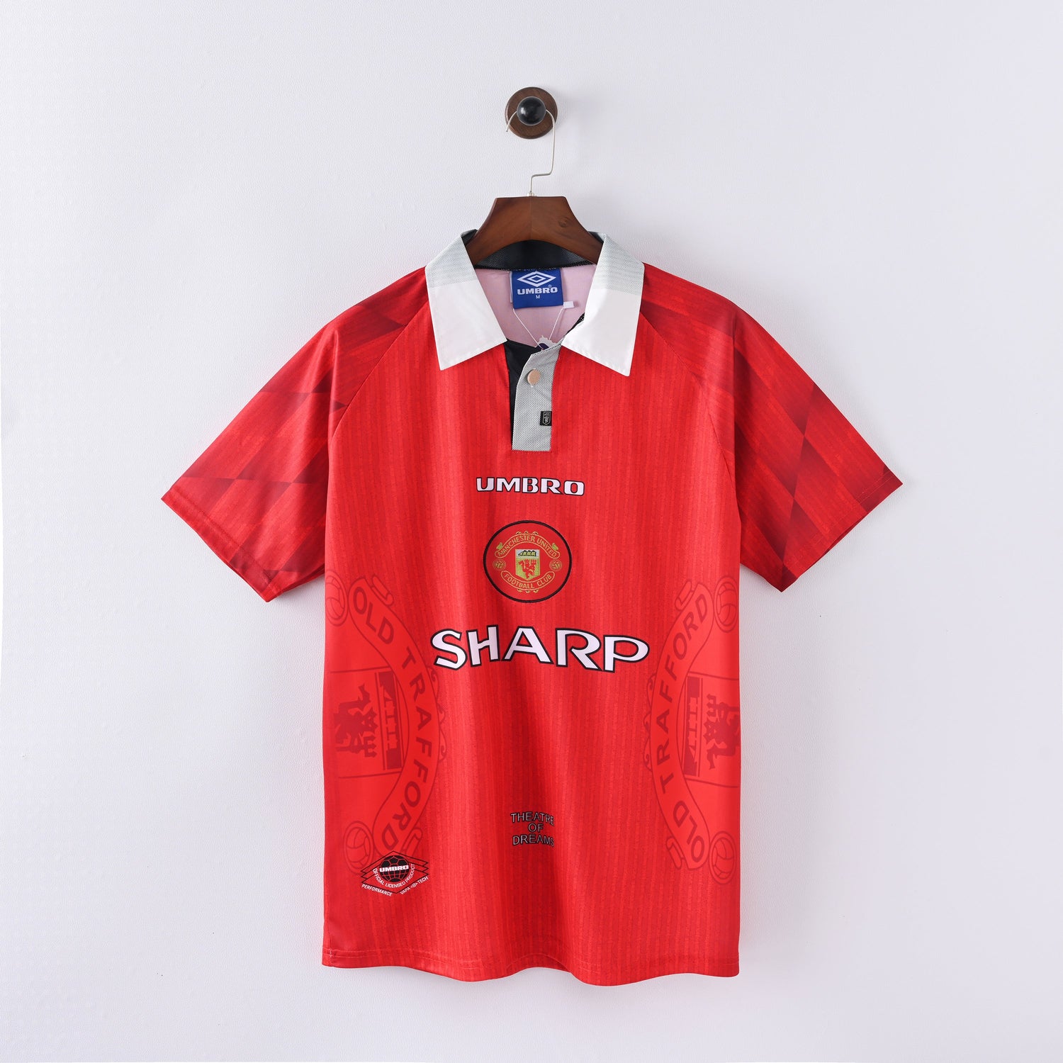 Maillot Manchester United Retro Vintage 1996-1997 Domicile Homme | Foot Fan