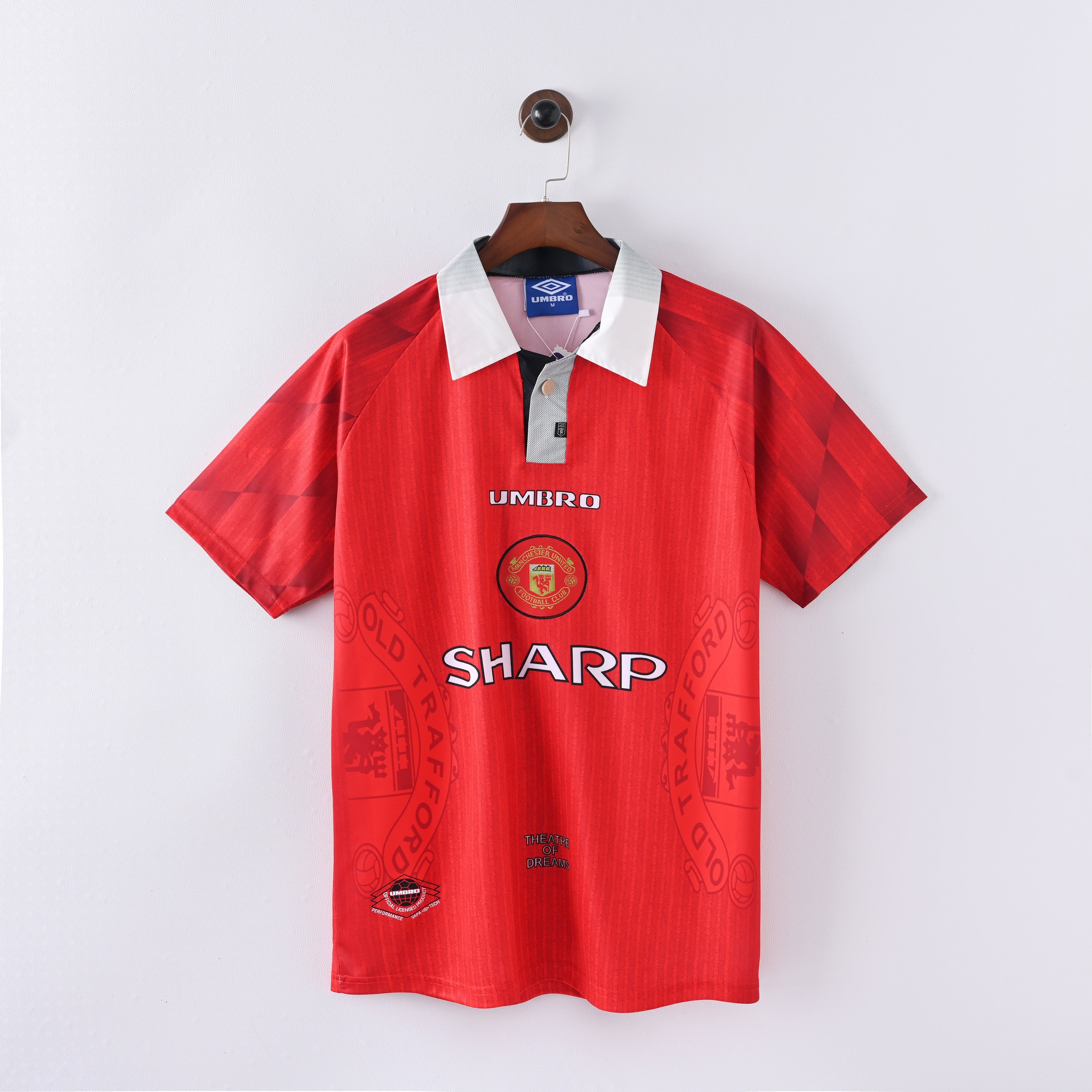 Maillot Manchester United Retro Vintage 1996-1997 Domicile Homme | Foot Fan