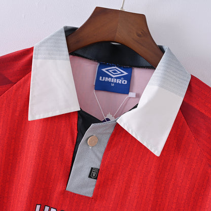 Maillot Manchester United Retro Vintage 1996-1997 Domicile Homme | Foot Fan