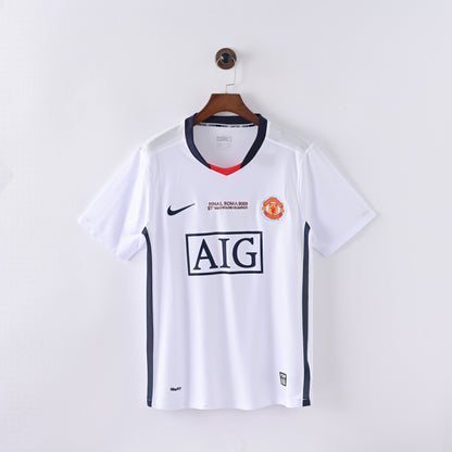Maillot Manchester United Retro Vintage 2008-2009 Exterieur Homme | Foot Fan