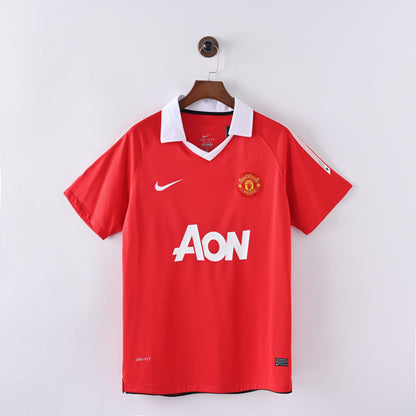 Maillot Manchester United Retro Vintage 2010-2011 Domicile Homme | Foot Fan